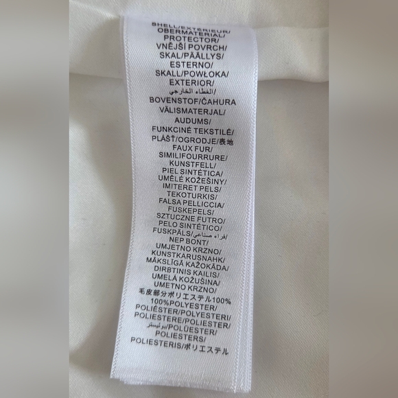 Adrianna Papell Ivory 3/4 Sleeve Fur Jacket - Picture 6 of 10